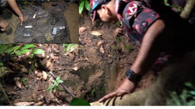 সাতছড়িতে মাটির নিচে মিলল ৬ পিস্তল, ৭ ম্যাগাজিন ও গুলি