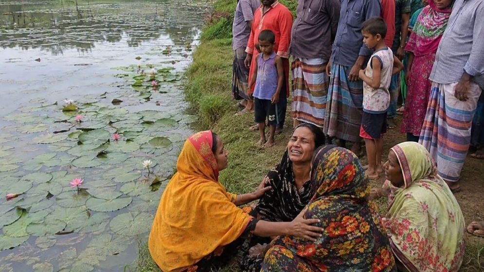 শাপলা তুলতে গিয়ে ভাই-বোনের মৃত্যু