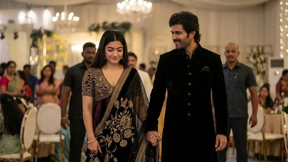 চোট কাটিয়ে বিজয়ের সঙ্গে প্রকাশ্যে রাশমিকা, পরনে ৯০ হাজার রুপির অনারকলি