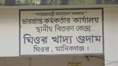খাদ্যগুদামে ১২০ টন চাল-গমের ঘাটতি, দুই কর্মকর্তা বরখাস্ত