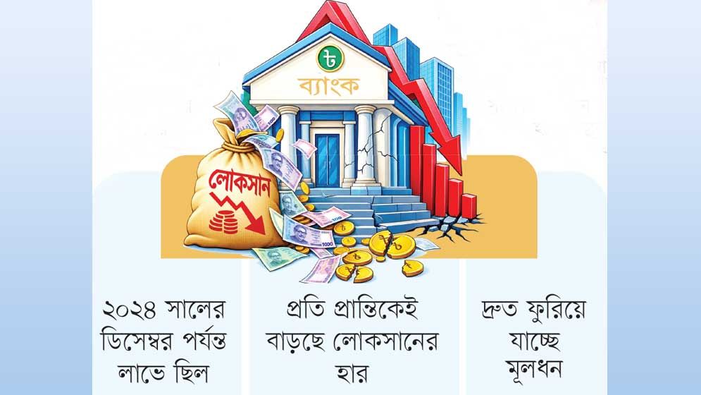 রেকর্ড লোকসানে ব্যাংক খাত