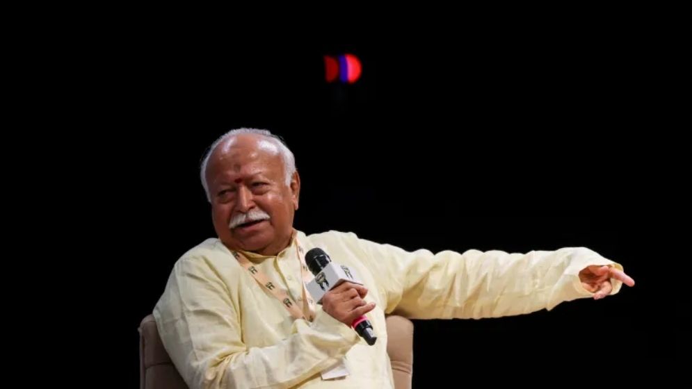 আরএসএস প্রধানের অনুষ্ঠান ঘিরে নিউইয়র্কে তুমুল হট্টগোল