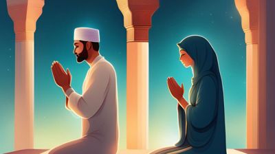 ঘরে স্বামী-স্ত্রীর জামাতে নামাজ আদায়ের সঠিক নিয়ম কোনটি?