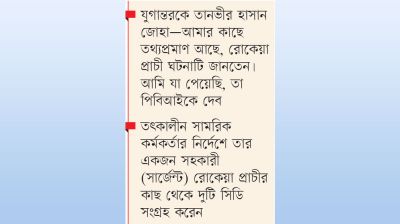 রোকেয়া প্রাচীর সম্পৃক্ততা নিয়ে তোলপাড়