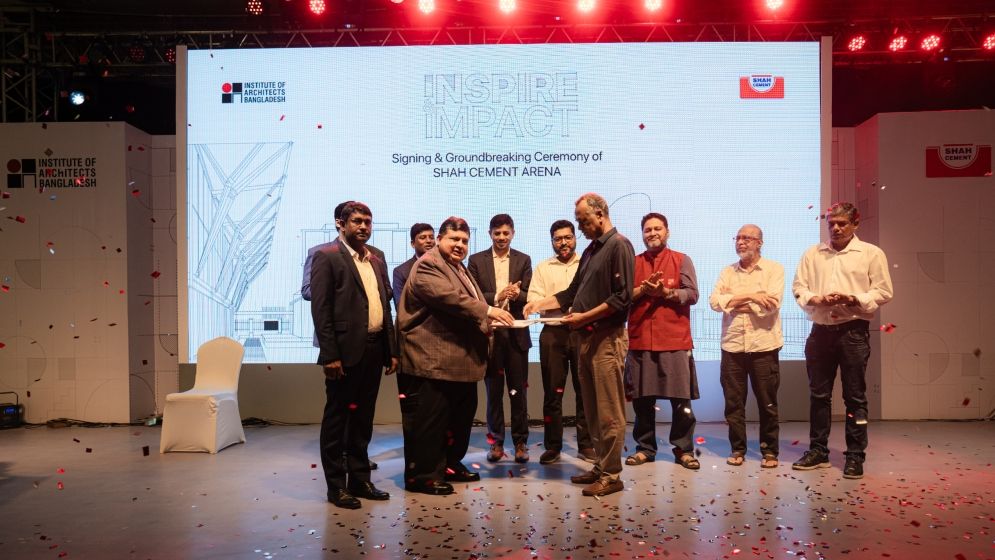 শাহ্ সিমেন্টের পৃষ্ঠপোষকতায় ‘শাহ্ সিমেন্ট অ্যারেনা’র নির্মাণকাজ শুরু