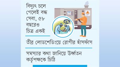জেনারেটরের জ্বালানি সংকটে থেমে থাকে অস্ত্রোপচার