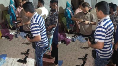 হাটহাজারীতে রিকশা গ্যারেজে আগ্নেয়াস্ত্র তৈরির কারখানা
