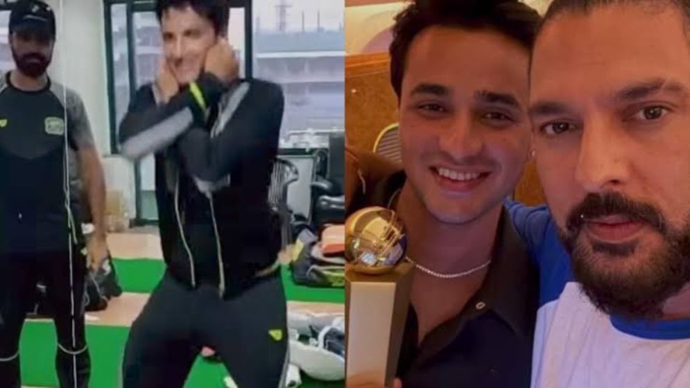 অভিষেকের কান ধরে ওঠবস করার ভিডিও প্রকাশ করলেন যুবরাজ সিং