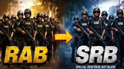 র‌্যাব নাম বিলুপ্ত করে আসছে এসআরবি