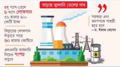 যুদ্ধ দীর্ঘায়িত হলে বড় বিপদ বাংলাদেশের