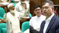 স্বরাষ্ট্রমন্ত্রীর জন্য সংসদে দুই হাত তুলে দোয়া করলেন জামায়াত আমির