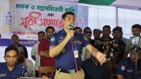 আমি ধরলে সন্ত্রাসীদের খবর আছে: এসপি মাসুদ আলম