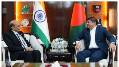 প্রতিরক্ষা উপদেষ্টার সঙ্গে ভারতীয় হাইকমিশনারের সৌজন্য সাক্ষাৎ