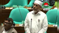 সংসদে প্রথমবারের মতো কথা বললেন লুৎফুজ্জামান বাবর