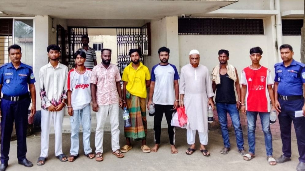 শেরপুরে নিষিদ্ধ ঘোষিত ছাত্রলীগের ৭ নেতা কর্মী গ্রেফতার