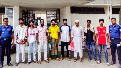 শেরপুরে নিষিদ্ধ ঘোষিত ছাত্রলীগের ৭ নেতা কর্মী গ্রেফতার