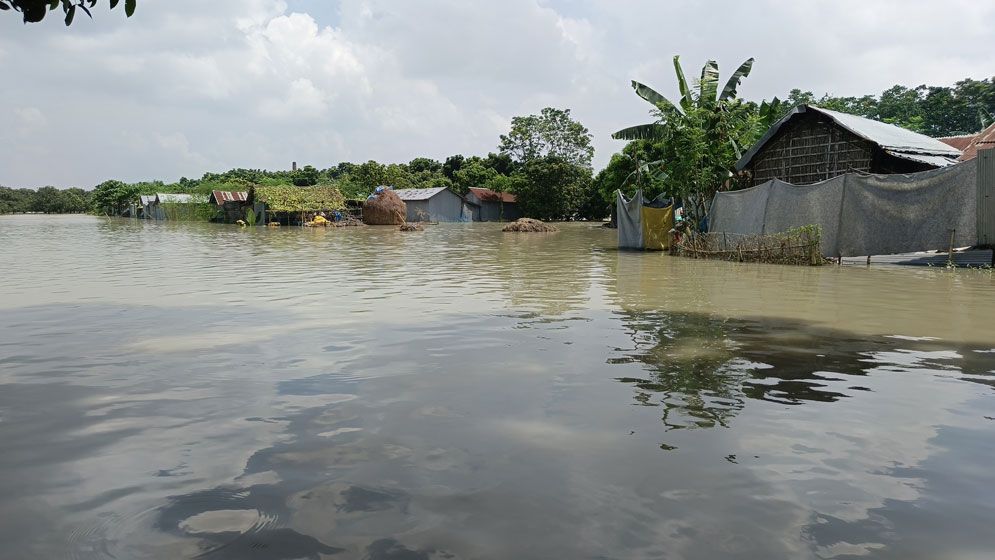 ফারাক্কার ১০৯ গেট খোলা: প্লাবনে ৩ হাজার পরিবার পানিবন্দি, ২০ শিক্ষা প্রতিষ্ঠান বন্ধ