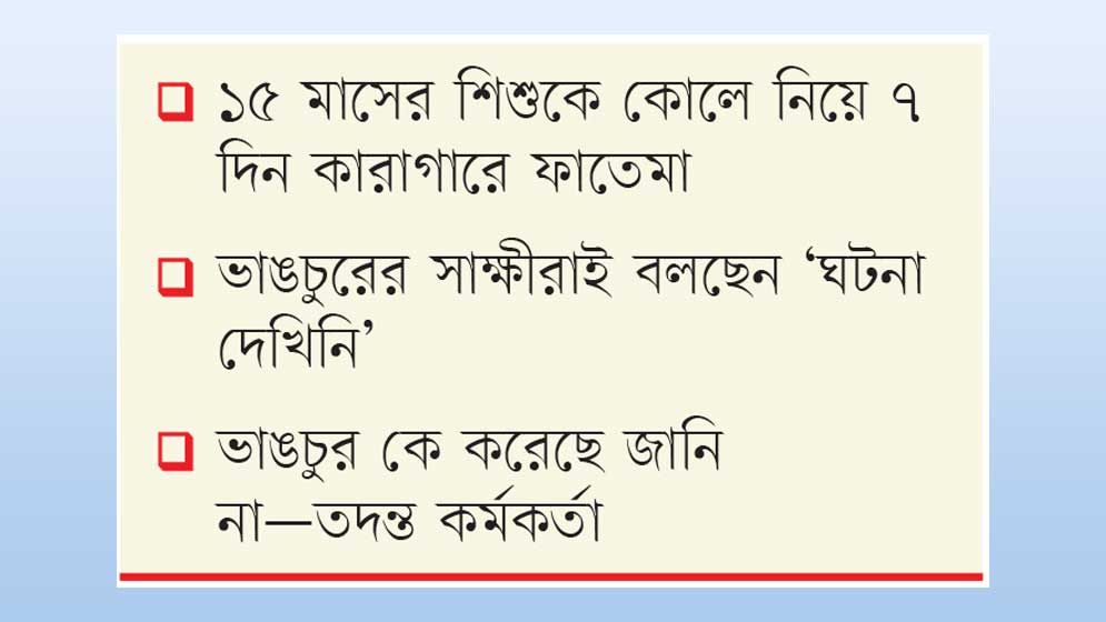 স্বামী হত্যার বিচার চেয়ে উলটো মামলার আসামি