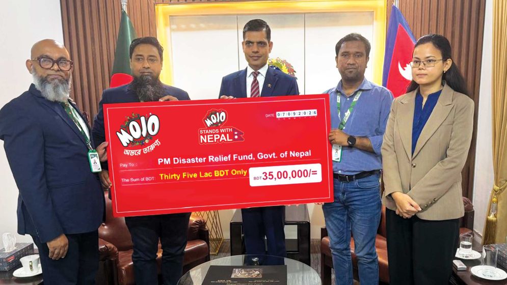 নেপালে ক্ষতিগ্রস্তদের পাশে মোজোর ৩৫ লাখ সহায়তা
