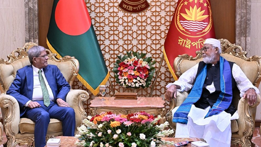 রাষ্ট্রপতির সঙ্গে কাদের সিদ্দিকীর সৌজন্য সাক্ষাৎ