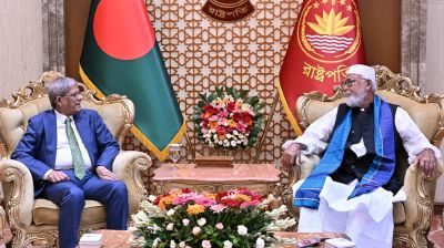 রাষ্ট্রপতির সঙ্গে কাদের সিদ্দিকীর সৌজন্য সাক্ষাৎ