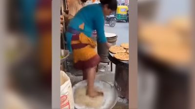 ‘নোংরা পা দিয়ে খাবার তৈরির দৃশ্যের’ বিষয়ে যা জানা গেল