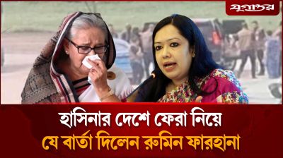 হাসিনার দেশে ফেরা নিয়ে যে বার্তা দিলেন রুমিন ফারহানা
