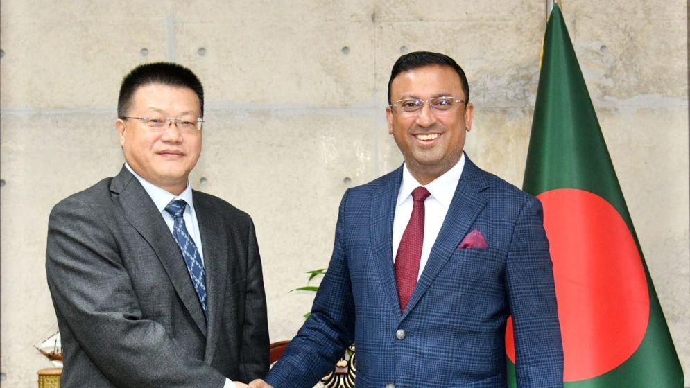 চীনের বিদায়ী রাষ্ট্রদূতের সঙ্গে পররাষ্ট্র প্রতিমন্ত্রীর সাক্ষাৎ
