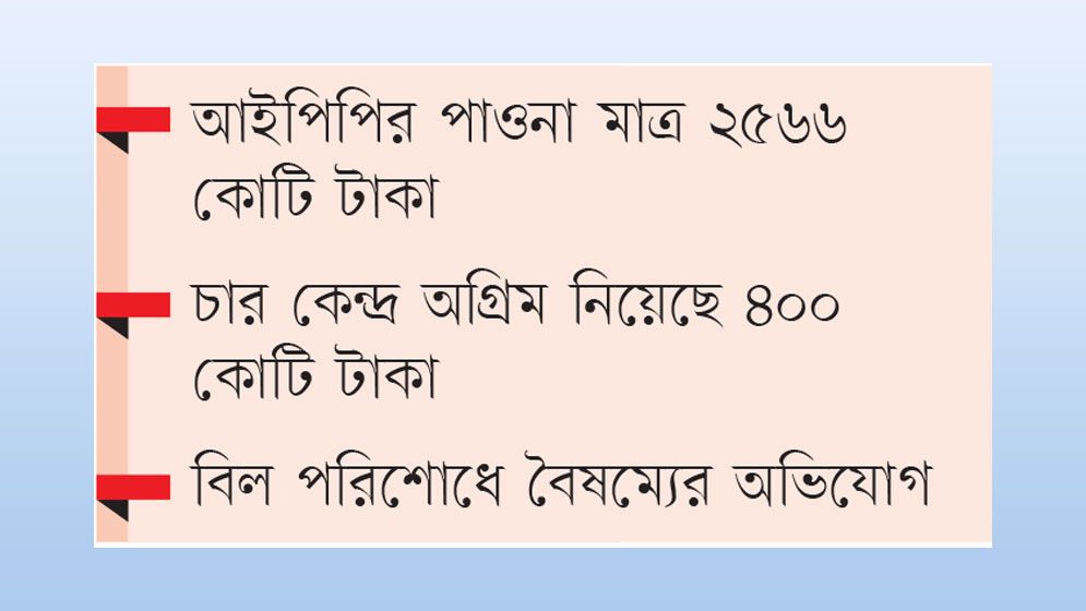 তেলভিত্তিক বিদ্যুৎকেন্দ্রের বিল পরিশোধে চমক
