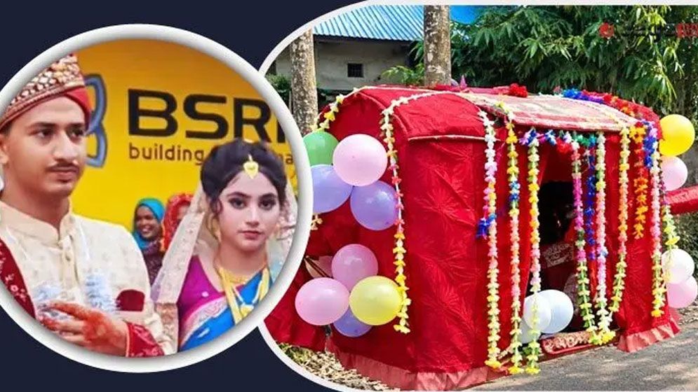 বরযাত্রার মধ্য দিয়ে আবারও ফিরল সেই পুরোনো দিনের আবহ