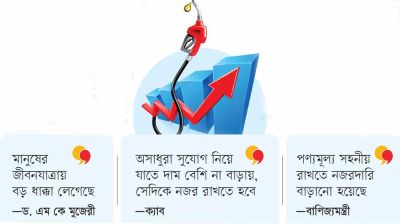 তেলের আগুনে পুড়ছে ভোক্তার পকেট
