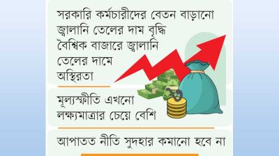 তিন কারণে বাড়বে সার্বিক মূল্যস্ফীতি