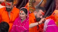 মান্যতাকে সিঁদুর পরিয়ে নতুন করে আলোচনায় সঞ্জয়