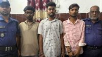 সাভারে বিদেশি পিস্তল ও ৮ রাউন্ড গুলিসহ তিন যুবক গ্রেফতার