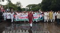 পরিকল্পিত সন্ত্রাসের প্রতিবাদে বিএনপির বিক্ষোভ, নেতৃত্বে তথ্য প্রতিমন্ত্রী