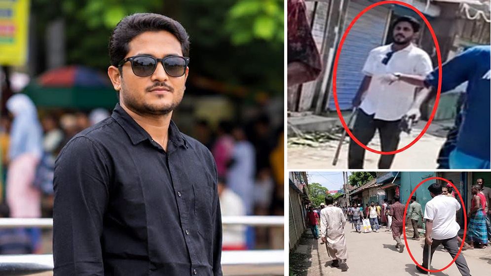 চাইনিজ কুড়াল হাতে ছাত্রদল নেতার ভিডিও ভাইরাল