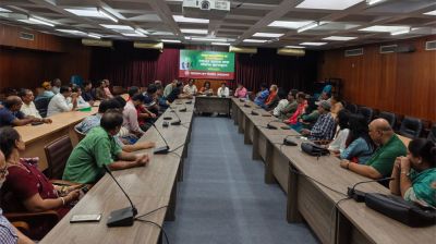 শিল্পকলায় অনিয়ম-অভিযোগ নিয়ে নাট্যকর্মীদের ক্ষোভ