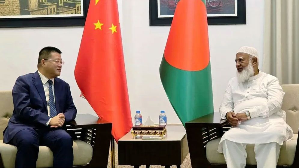 ডা. শফিকুর রহমানের সঙ্গে চীনা রাষ্ট্রদূতের বিদায়ী সাক্ষাৎ