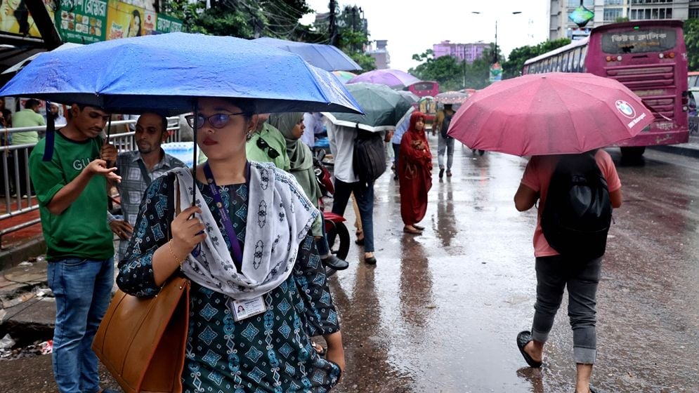 যেসব বিভাগে বৃষ্টি হতে পারে আজ