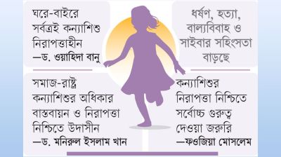 তিমিরেই মেয়ের ‘নিরাপদ পৃথিবী’