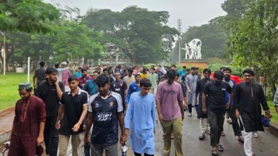 ছুটির দিনেও চুয়েটে শিক্ষার্থীদের বিক্ষোভ