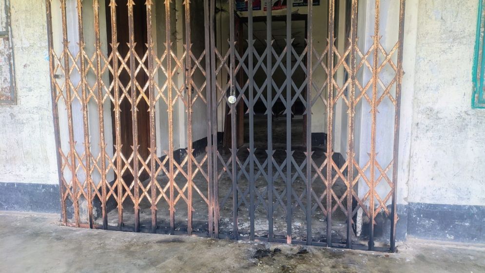 রাজবাড়ী বিএনপি কার্যালয়ে আগুন দেওয়ার অভিযোগ