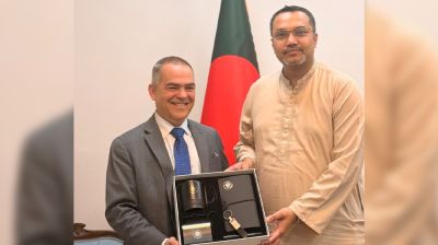 যুক্তরাষ্ট্রে ফুলব্রাইট স্কলারশিপ বাড়ানো নিয়ে মার্কিন দূতাবাসের সঙ্গে মাহদী আমিনের বৈঠক
