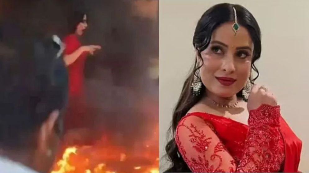 শুটিং সেটে আগুন, অল্পের জন্য রক্ষা পেলেন অভিনেত্রী