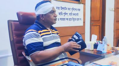 ধর্ষণ চেষ্টাকারীকে ইট নিক্ষেপের সময় ওসি আহত, পাশের থানায় আশ্রয়