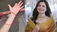 হানিয়া আমিরের হাতে আরবি ট্যাটুর অর্থ কী? ভক্তদের মাঝে কৌতূহল