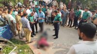 বরিশালে আদালত ভবনের ৭ তালা থেকে লাফ দিয়ে যুবকের আত্মহত্যা