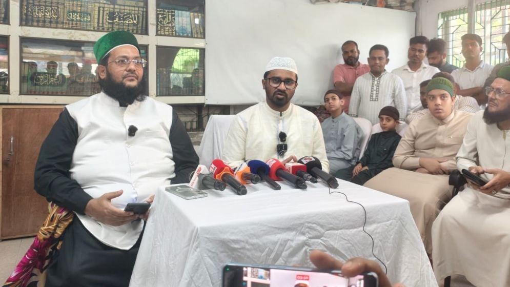 ড. এনায়েতুল্লাহ আব্বাসীর সঙ্গে রাশেদ খানের সৌজন্য সাক্ষাৎ