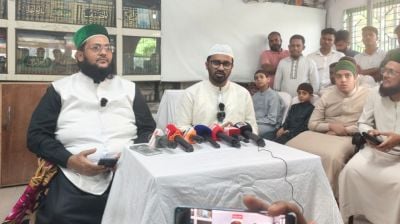 ড. এনায়েতুল্লাহ আব্বাসীর সঙ্গে রাশেদ খানের সৌজন্য সাক্ষাৎ