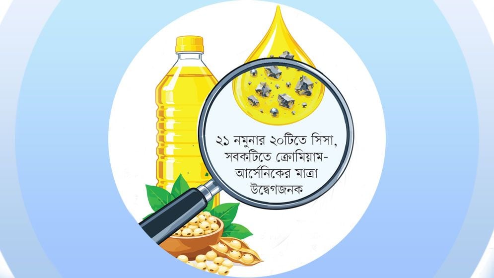 সয়াবিন তেলে বিষাক্ত ধাতু